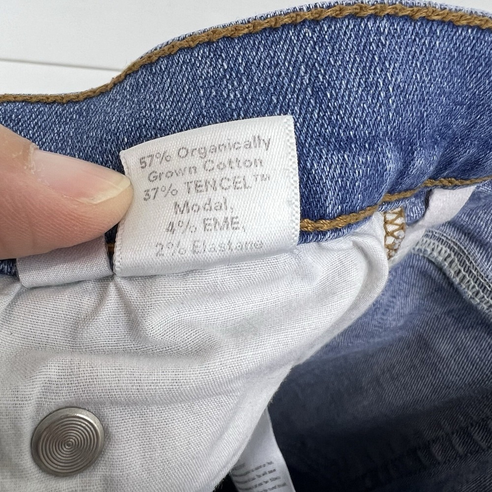 Reformation Audrey High‎ Straight Jeans Cyprus Wash Organic Stretch Denim 25 - Picture 9 of 9